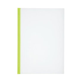 【おすすめ・人気】（まとめ）LIHITLAB スライドバーファイル G1720-6 黄緑 10冊【×30セット】|安い 激安 格安