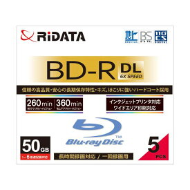 【おすすめ・人気】（まとめ）RiDATA 録画用BD-R DL260分 1-6倍速 ホワイトワイドプリンタブル 5mmスリムケース BD-R260PW 6X.5P SC A1パック(5枚) 【×3セット】|安い 激安 格安