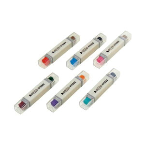 【送料無料】(まとめ) スティックスタンプ6本12色セット(×5セット) おすすめ 人気 安い 激安 格安 おしゃれ 誕生日 プレゼント ギフト 引越し 新生活 ホワイトデー