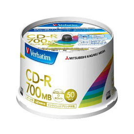 【おすすめ・人気】（まとめ）バーベイタム データ用CD-R700MB 48倍速 ホワイトワイドプリンタブル スピンドルケース SR80FP50V2 1パック(50枚) 【×3セット】|安い 激安 格安