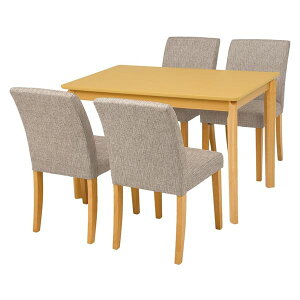 y߁ElCz_CjO 5_Zbg 110cm _CjOe[u×1 _CjO`FA×4 x[W ؐt[ gi rOysz|  i