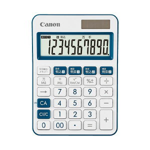 【送料無料】(まとめ) キヤノン ミニ卓上電卓 ネイビー LS-105WUC-NV(×10セット) おすすめ 人気 安い 激安 格安 おしゃれ 誕生日 プレゼント ギフト 引越し 新生活 ホワイトデー