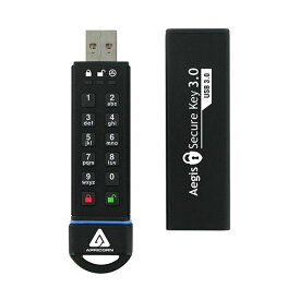 【送料無料】Apricorn AegisSecure Key 暗証番号対応USBメモリー 30GB ASK3-30GB 1個　おすすめ 人気 安い 激安 格安 おしゃれ 誕生日 プレゼント ギフト 引越し 新生活 ホワイトデー
