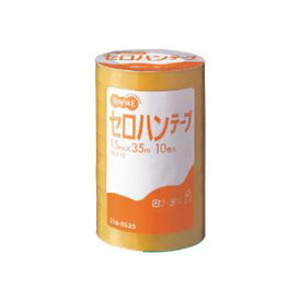 【送料無料】(まとめ) TANOSEE セロハンテープ15mm×35m 1セット(200巻：10巻×20パック) [×3セット]　おすすめ 人気 安い 激安 格安 おしゃれ 誕生日 プレゼント ギフト 引越し 新生活 ホワイトデー