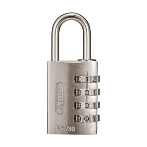 【おすすめ・人気】(まとめ)アバス ナンバー可変式南京錠145-4d 30mm シルバー 145/4D 1個【×5セット】|安い 激安 格安