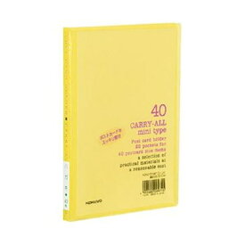 【送料無料】(まとめ) コクヨ ポストカードホルダー(キャリーオール)(固定式・ミニタイプ) A6タテ 40枚収容 黄 ハセ-6Y 1セット(10冊) [×5セット]　おすすめ 人気 安い 激安 格安 おしゃれ 誕生日 プレゼント ギフト 引越し 新生活 ホワイトデー