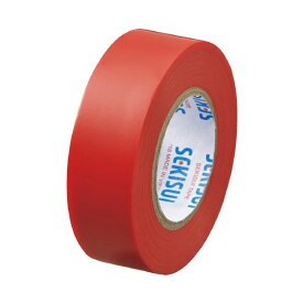【おすすめ・人気】（まとめ）セキスイ エスロンテープ #360 19mm×10m 赤 V360R1N（×100セット）|安い 激安 格安