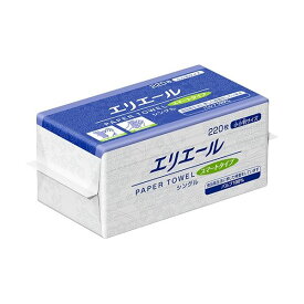 【おすすめ・人気】(まとめ) 大王製紙 エリエール ペーパータオル スマートタイプ シングル 小小判 220枚 1パック 【×30セット】|安い 激安 格安