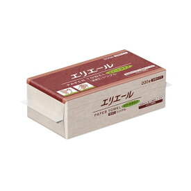 【おすすめ・人気】大王製紙 エリエールペーパータオルスマートタイプ 無漂白シングル 中判 200枚/パック 1セット（30パック）|安い 激安 格安