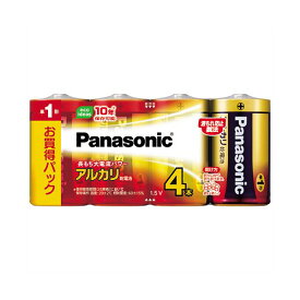 【おすすめ・人気】（まとめ）パナソニック アルカリ乾電池 単1形 LR20XJ/4SW 1パック（4本） 【×5セット】|安い 激安 格安