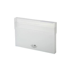 【おすすめ・人気】(まとめ)LIHITLAB コングレスケース厚型 A-5024-1 乳白【×10セット】|安い 激安 格安