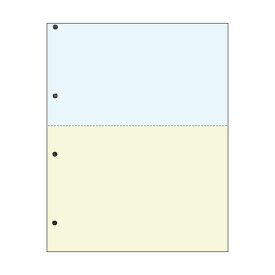 【送料無料】TANOSEE 汎用マルチタイププリンタ帳票 カラー用紙 A4 2分割 4穴 1箱(2500枚：500枚×5冊)　おすすめ 人気 安い 激安 格安 おしゃれ 誕生日 プレゼント ギフト 引越し 新生活 ホワイトデー