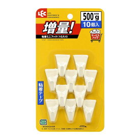 【送料無料】粘着ミニフック[10個入] 耐荷重:500g 幅20×奥行10×高さ30mm[60個セット]　おすすめ 人気 安い 激安 格安 おしゃれ 誕生日 プレゼント ギフト 引越し 新生活 ホワイトデー