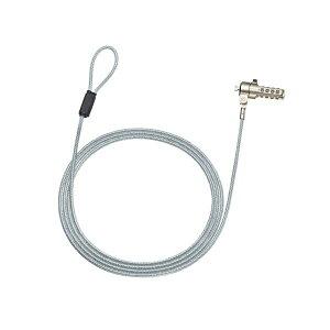 【おすすめ・人気】サンワサプライ 小型セキュリティスロット対応ダイヤル式セキュリティ SLE-36S|安い 激安 格安