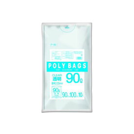 【送料無料】(まとめ) オルディ ポリバッグビジネス 90L 0.05mm 透明 10枚入[×10セット]　おすすめ 人気 安い 激安 格安 おしゃれ 誕生日 プレゼント ギフト 引越し 新生活 ホワイトデー