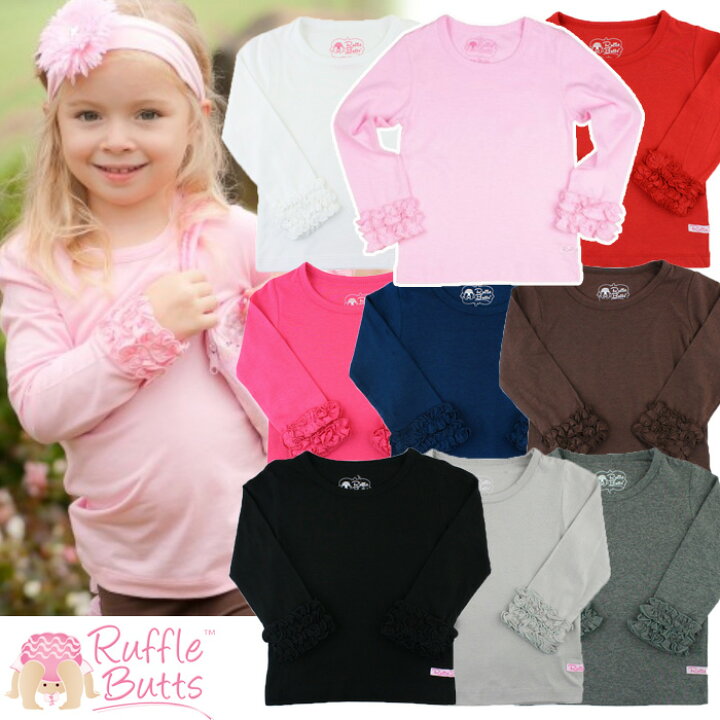 楽天市場】ラッフルバッツ Ruffle Butts フリル袖 長袖 Tシャツ 