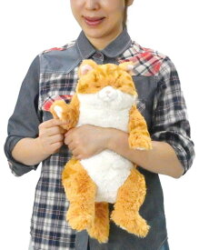 【20%引クーポン21日10時まで】 ぬいぐるみ 猫 ネコ 猫柄 猫雑貨 猫グッズ かわいい おしゃれ ねこ プレゼント リアル ひざねこ すやすや ギフト おもちゃ ふわふわ 猫好き 【 誕生日 母の日 】