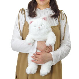 【20%引クーポン17日9:59まで】 ぬいぐるみ 猫 ネコ 猫柄 猫雑貨 猫グッズ かわいい おしゃれ ねこ プレゼント リアル ひざねこ すやすや ギフト おもちゃ ふわふわ 猫好き 【 誕生日 母の日 】