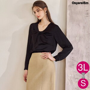 入学式 ブラウス Vネック ママ 卒園式 大きいサイズ ママスーツ ブラウス レディース 長袖 オフィスカジュアル 母 ミセス フォーマル 春 夏 秋 冬 50代 40代 30代 60代 きれいめ お宮参り 顔合わ