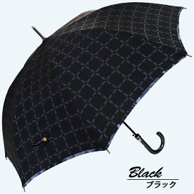 EDWIN ロゴチェック 傘 雨傘 メンズ 長傘 ジャンプ 65cm 365201 おしゃれ カジュアル ワンタッチ 通勤 通学 自分用 プレゼント対応 丈夫 男性用 父の日 ブラック ネイビー カーキー 普段使い グラスファイバー シンプル