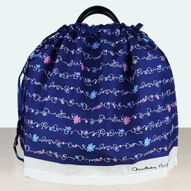 傘生地で作ったバッグカバー 24114 レインバッグカバー 雨からバッグを守る 雨カバー 48cmX38cm 花柄 かわいい シンプル