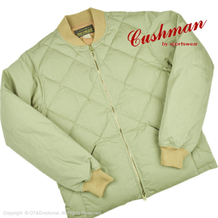 楽天市場】クッシュマン（Cushman）ダウンジャケット C/N CLOTH  