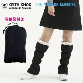 ゴルフウェア レディース 中綿 ファー リバーシブル レッグウォーマー KK9907WL キースノックス 防寒 秋冬 2025年秋冬継続モデル