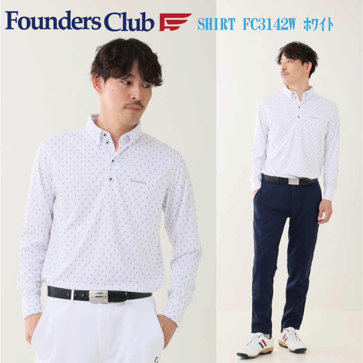 楽天市場】ゴルフウェア メンズ 長袖 ボタンダウン シャツ おしゃれ