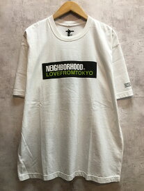 【送料無料】NEIGHBORHOOD NH231 SPOT.TEE SS-2 ネイバーフッド Tシャツ 23ss 231PCNH-ST04S WHITE GREEN【中古】【004】