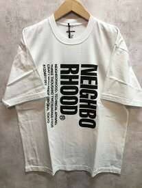 【送料無料】NEIGHBORHOOD NH.TEE SS-3 ネイバーフッド 23ss Tシャツ 231PCNH-ST03 WHITE【中古】【004】