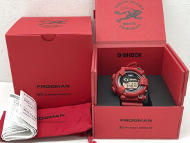 【送料無料】CASIO(カシオ) G-SHOCK FROGMAN フロッグマン 30周年記念 タフソーラー 腕時計 / GW-8230NT-4JR 【中古】【007】