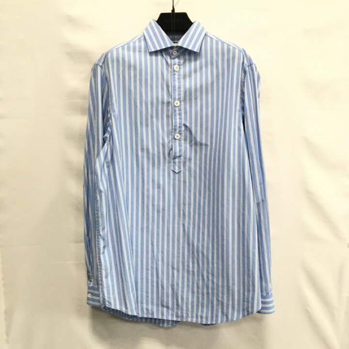 楽天市場】【送料無料】GUCCI / グッチ ストライプ プルオーバーシャツ  