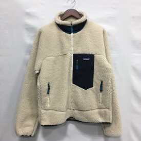 【送料無料】patagonia Ms Classic Retro-X Jacket 23056 /パタゴニア メンズ・クラシック・レトロX・ジャケット　ボアフリースジャケット　アウター　メンズ　ナチュラル　size:S【中古】【006】