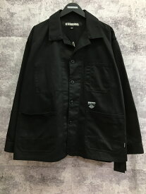 【送料無料】NEIGHBORHOOD NH × DICKIES.COVERALL JACKET 23AW ネイバーフッド ディッキーズ カバーオール ジャケット　BLACK【中古】【004】