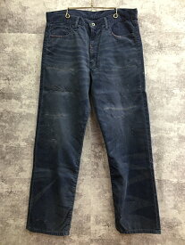 【送料無料】NEIGHBORHOOD SAVAGE CORDUROY DP BASIC PANTS 23AW ネイバーフッド サベージ コーデュロイパンツ NAVY【中古】【004】