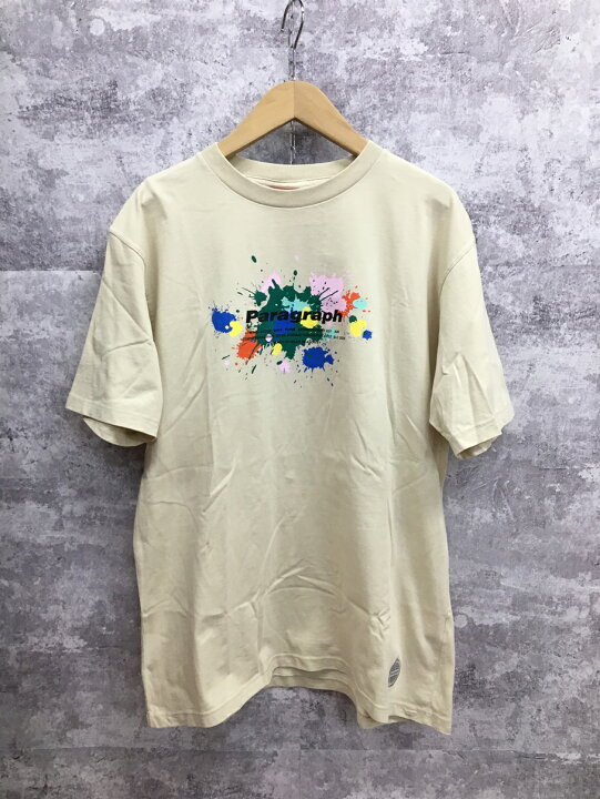 楽天市場】Paragraph パラグラフ プリントTシャツ ベージュ【中古 