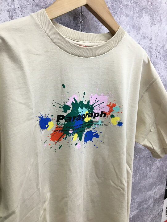 楽天市場】Paragraph パラグラフ プリントTシャツ ベージュ【中古 