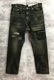 【送料無料】NEIGHBORHOOD SAVAGE DENIM DP MID PANTS 23AW BLACK ネイバーフッド サベージデニム パンツ ブラック【中古】【004】