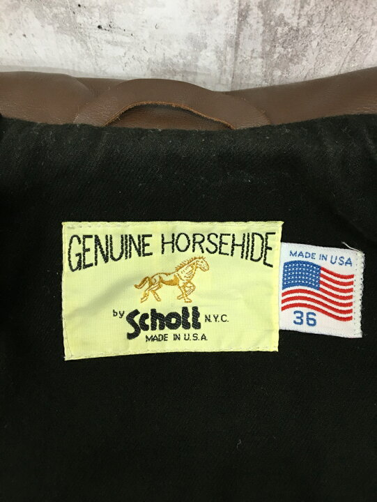楽天市場】【送料無料】Schott ショット ホースハイド レザー  
