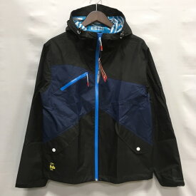 【送料無料】CHUMS Topaz 2.5L Rain Jacket CH04-1022 / チャムス トパズ2.5レイヤーレインジャケット　マウンテンパーカー　防水ジャケット　アウトドア　アウター　メンズ　ブラック　size:S【中古】【006】