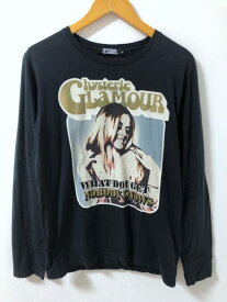 HYSTERIC GLAMOUR（ヒステリックグラマー）4CL-6482　MEET THE CREEPER　ガールプリント 長袖Tシャツ　ロンT【中古】 【007】