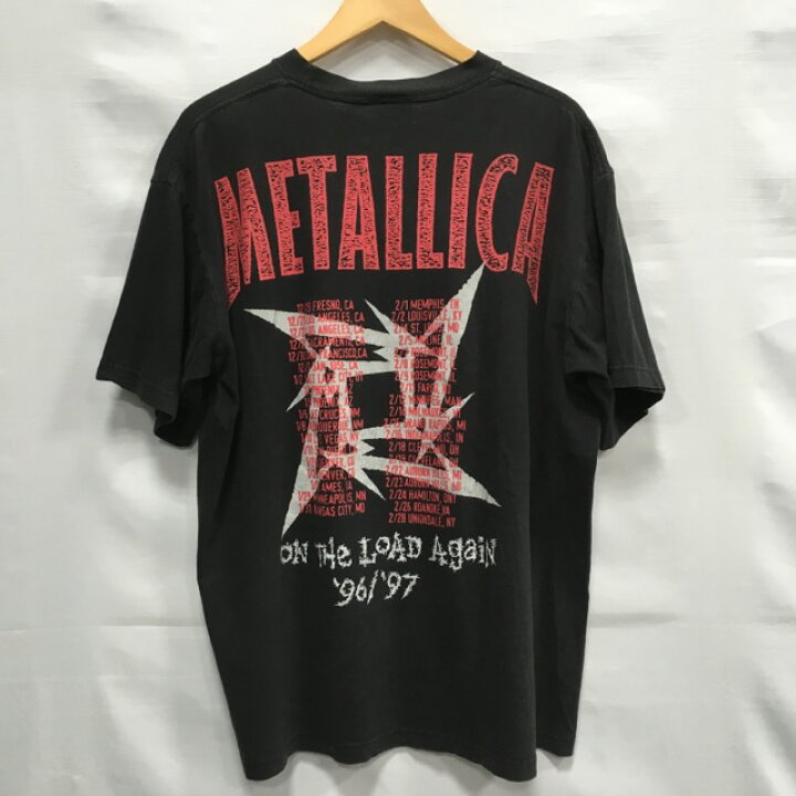 楽天市場】【送料無料】 METALLICA ON THE ROAD AGAIN 96/97 TOUR TEE 