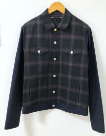 【送料無料】Paul Smith（ポール・スミス）PF-MV-45449　コットン　チェック　トラッカージャケット【中古】 【007】