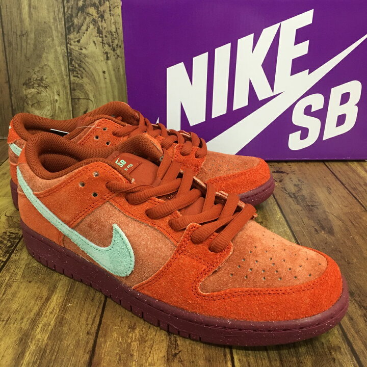 楽天市場】【送料無料】NIKE SB DUNK LOW PRO PRM MYSTIC RED ナイキ 