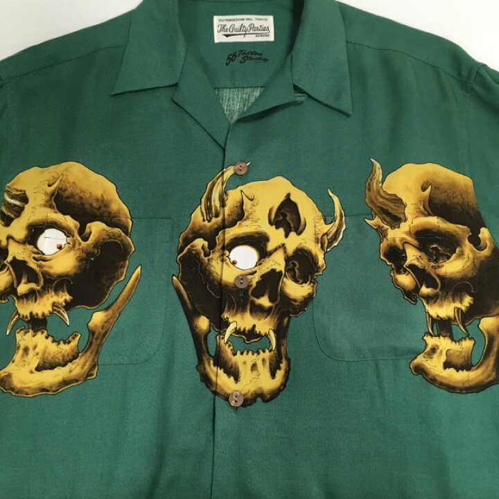 楽天市場】【送料無料】WACKO MARIA × 56 TATTOO STUDIO L/S HAWAIIAN  