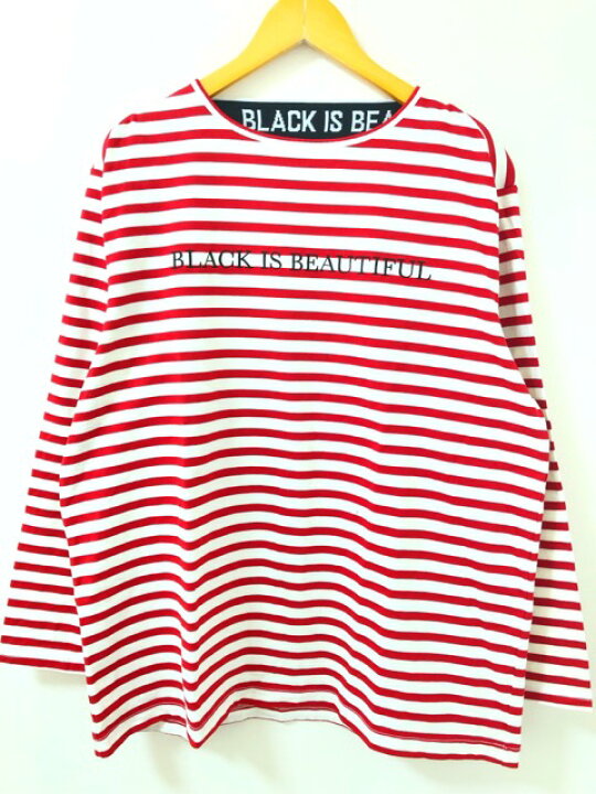 楽天市場】XXIII（セバントゥア）BLACK IS BEAUTIFUL ボーダー 長袖T 