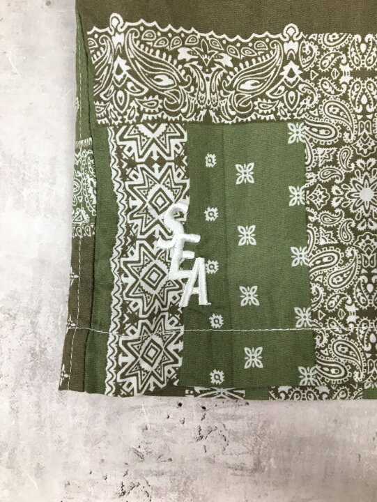 楽天市場】【送料無料】WIND AND SEA WDS PAISLEY-PATTERN S/S SHIRT 