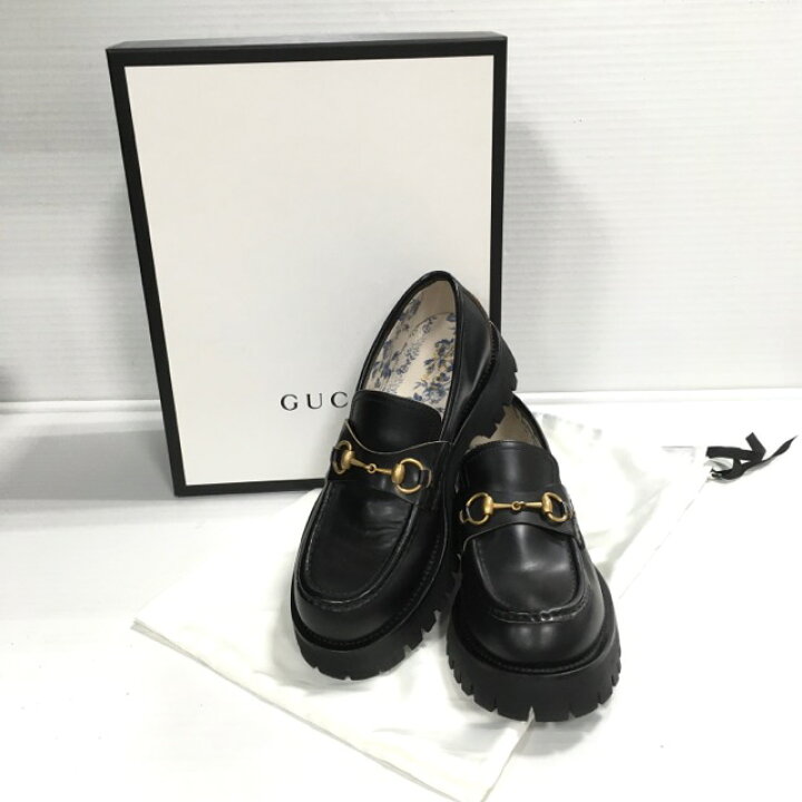 楽天市場】【送料無料】GUCCI / グッチ ラバーラグソール ホースビット 