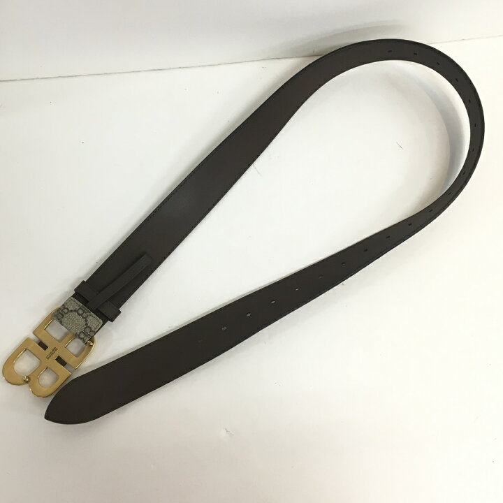 楽天市場】【送料無料】BALENCIAGA BBバックル バレンシアガ レザー  