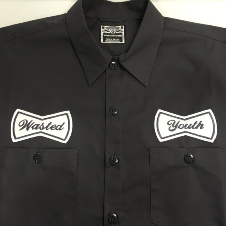 楽天市場】【送料無料】Wasted Youth WORK SHIRT S/S WY27SH001 